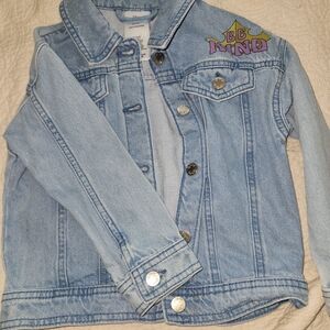 Disney Light Blue Denim Jacket with 'Be Kind' Patch
